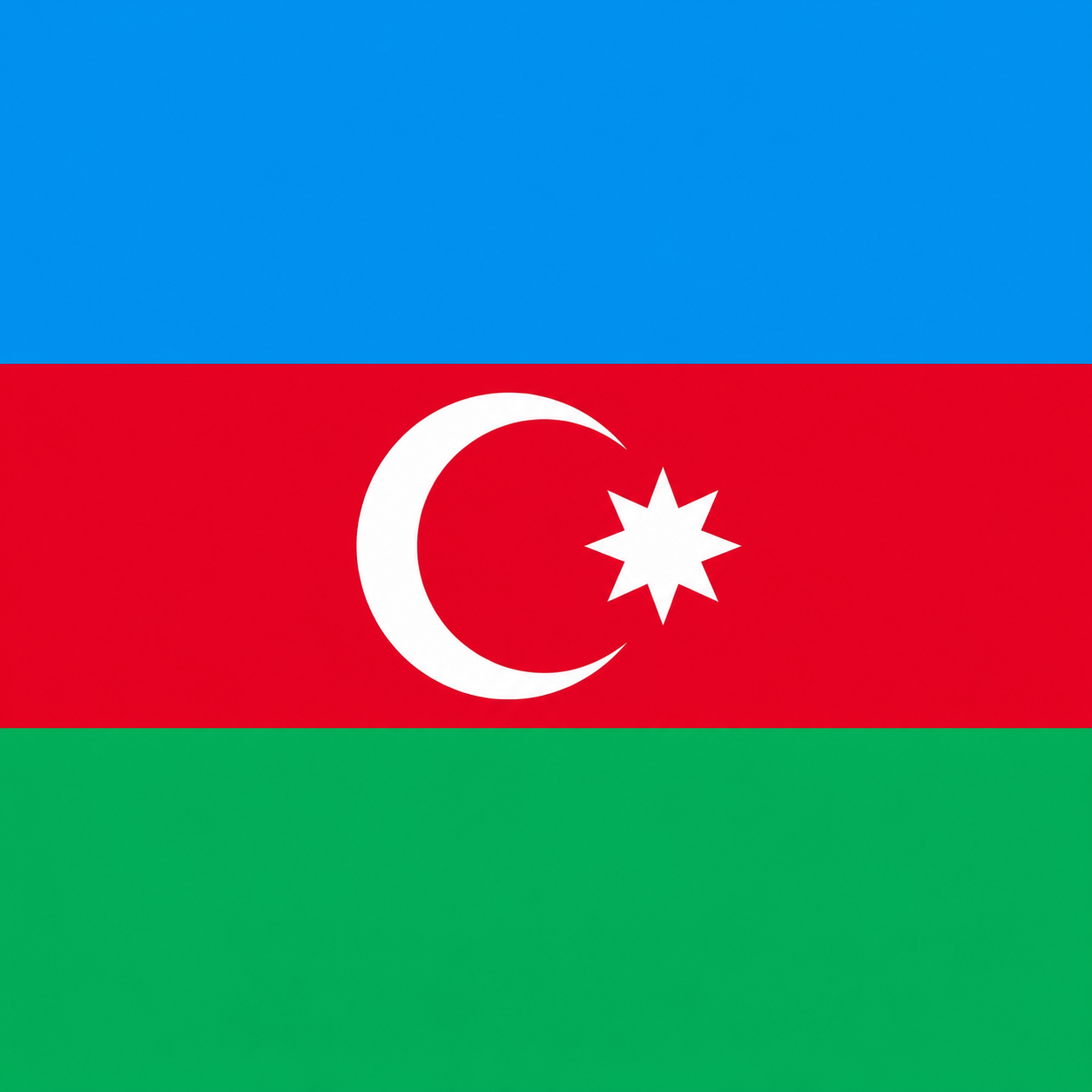 Bandera de Azerbaiyán